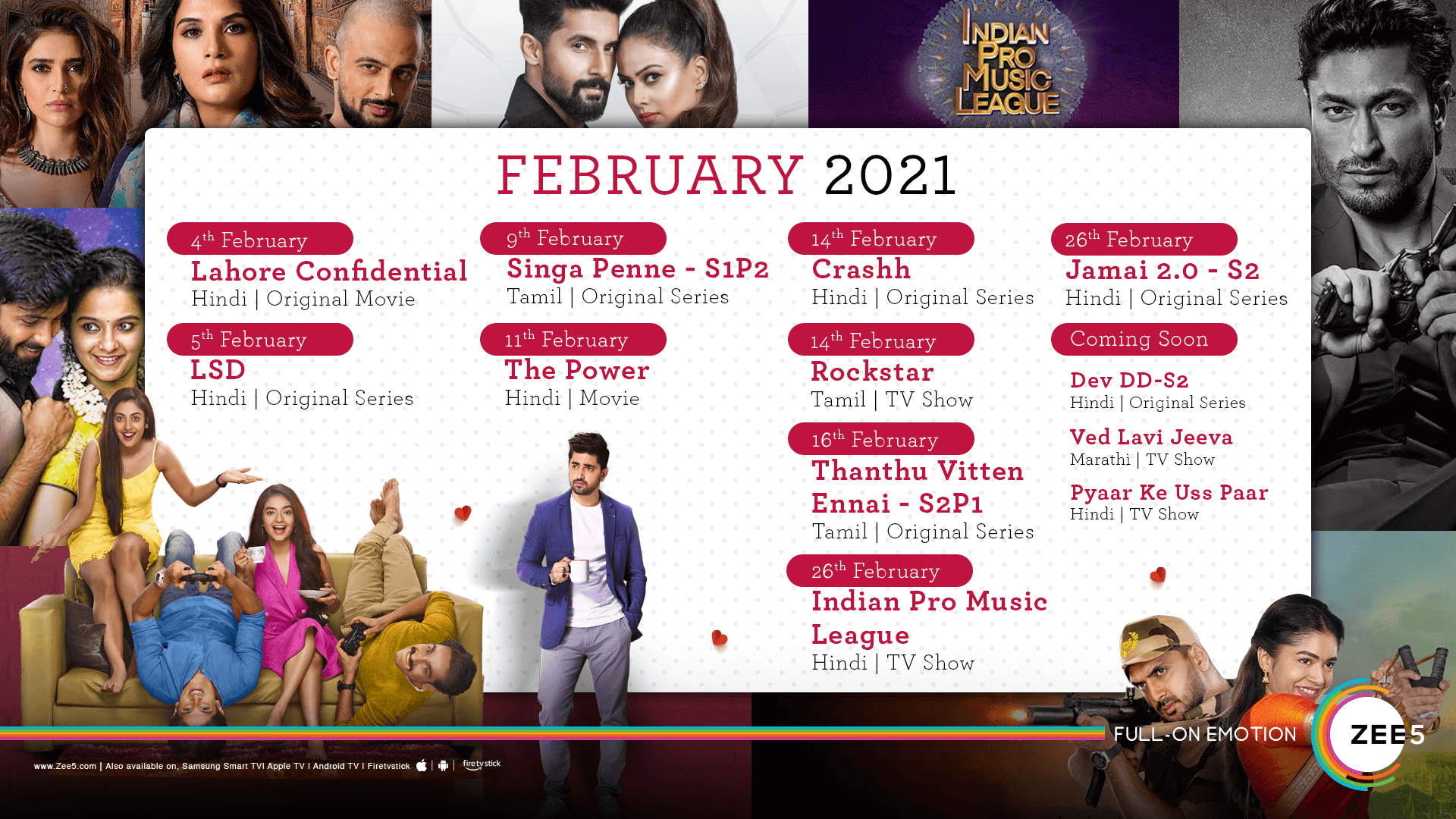 zee5 february 2021 shows lineup