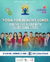 colors tamil yoga day