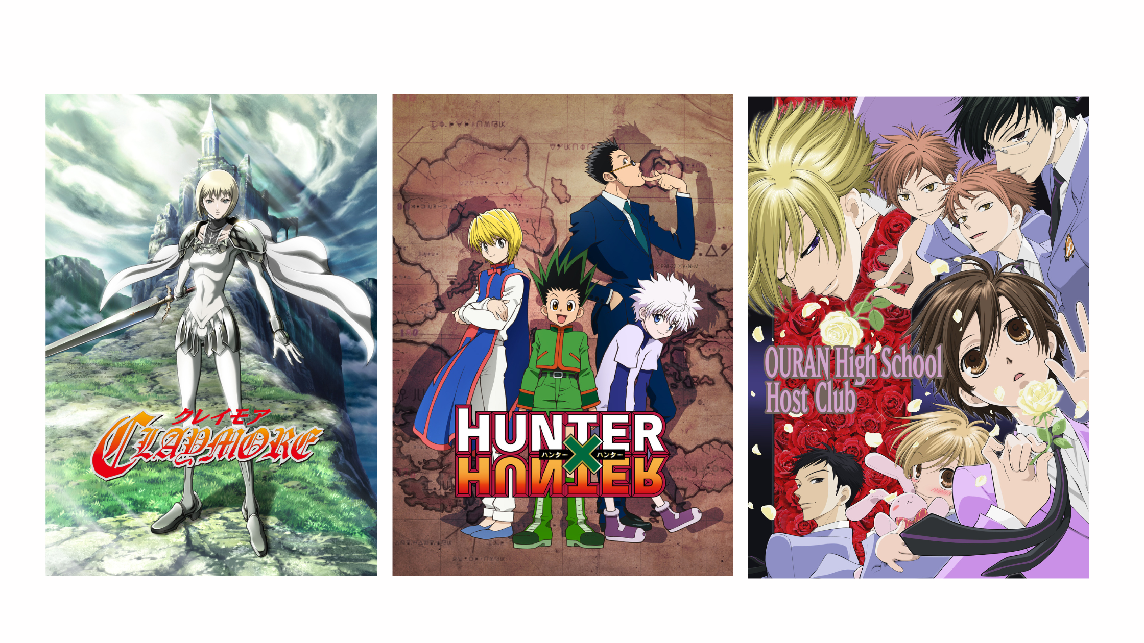 hunter x hunter, claymore