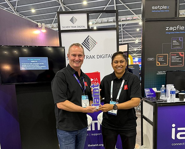 Silver Trak Digital and Media Room Connect win IAMT Best Products and Services Award